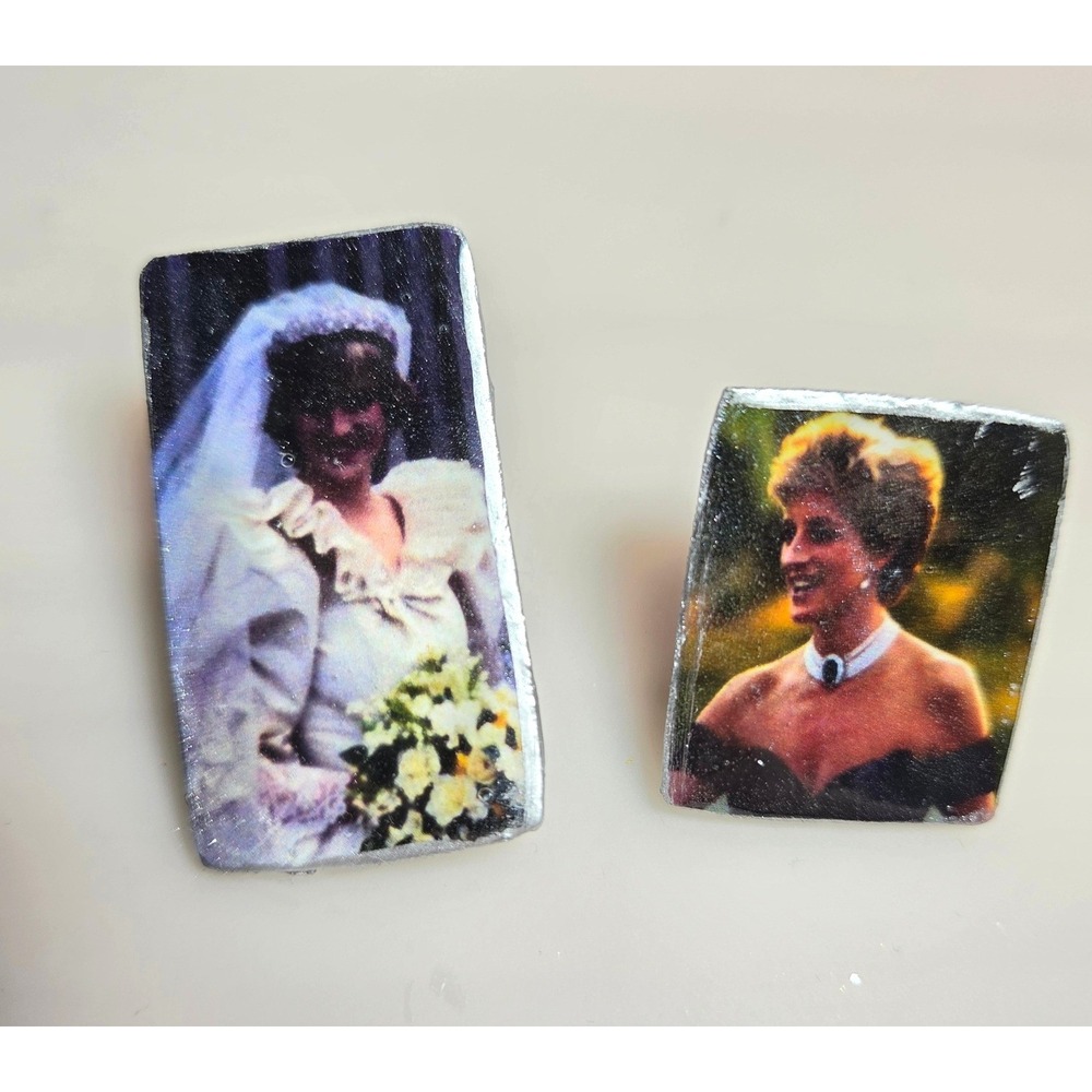 Handmade Pin Set Lady Diana Royalcore Nostalgiacore Handmade
